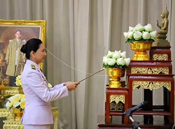 ผู้บริหาร พร้อมด้วยบุคลากร
บัณฑิตวิทยาลัย
ร่วมพิธีสวดพระพุทธมนต์–ทำบุญตักบาตร
น้อมรำลึกในพระมหากรุณาธิคุณ
เนื่องในวันนวมินทรมหาราช 2569